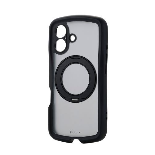 iPhone 17/Grippy/フレームカラー/極限/MAGKEEPスタンド/ブラック