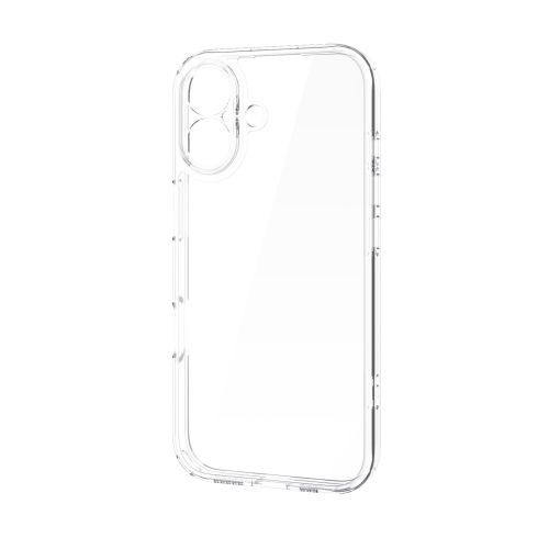 iPhone 17/ハイブリッドケース/極限/メタルステッカー付/クリア