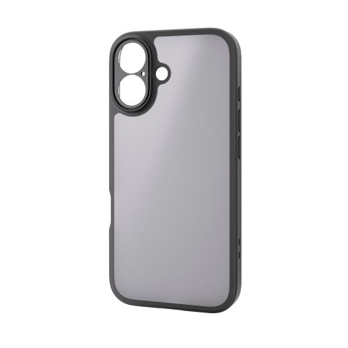 iPhone 17/ハイブリッドケース/極限Plus/メタルステッカー付/ブラック