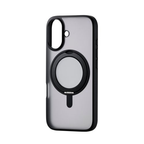 iPhone 17/ハイブリッドケース/MAGKEEP/スタンド/ブラック