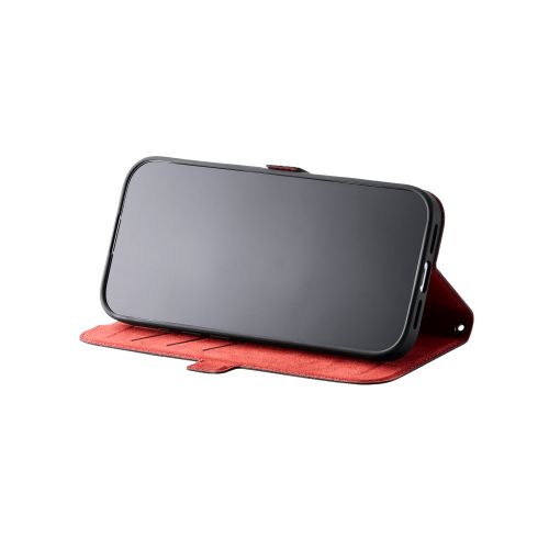 iPhone 17/手帳型ケース/薄型/磁石付/MAGKEEP/ブラック