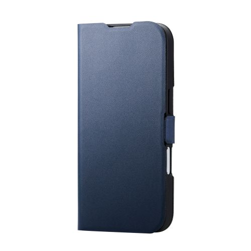 iPhone 17/手帳型ケース/薄型/磁石付/ネイビー