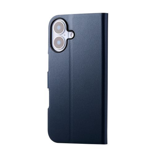 iPhone 17/手帳型ケース/薄型/磁石付/ネイビー