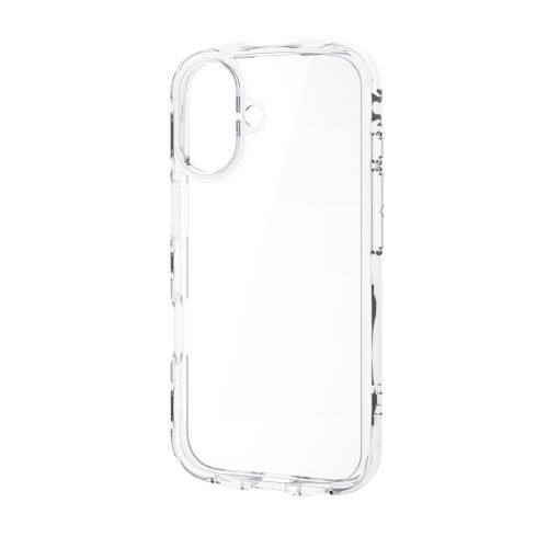 iPhone 17/TOUGH SLIM LITE/オールクリア/メタルステッカー付/クリア