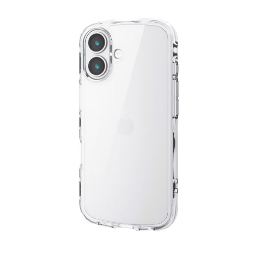 iPhone 17/TOUGH SLIM LITE/オールクリア/メタルステッカー付/クリア