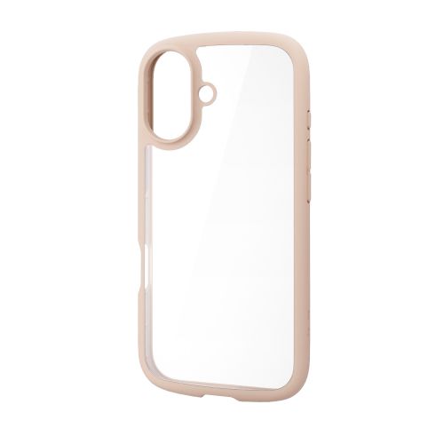 iPhone 17/TOUGH SLIM LITE/フレームカラー/メタルステッカー付/ベージュ