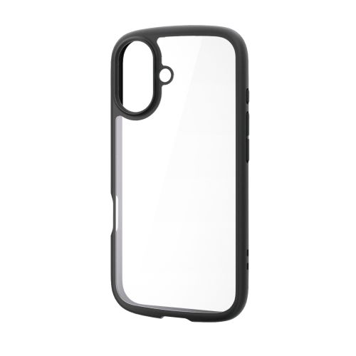 iPhone 17/TOUGH SLIM LITE/フレームカラー/メタルステッカー付/ブラック