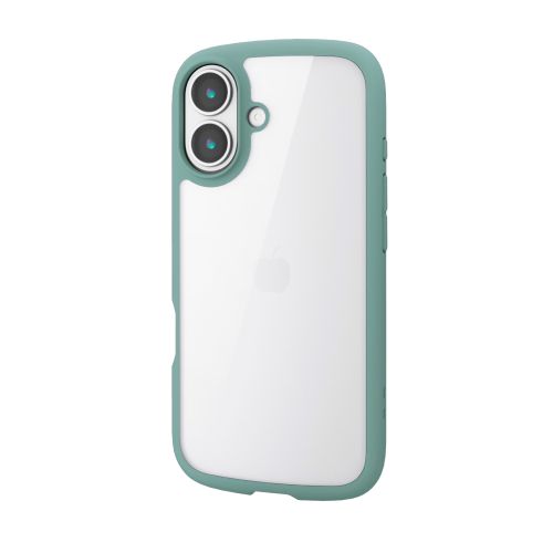 iPhone 17/TOUGH SLIM LITE/フレームカラー/メタルステッカー付/グリーン