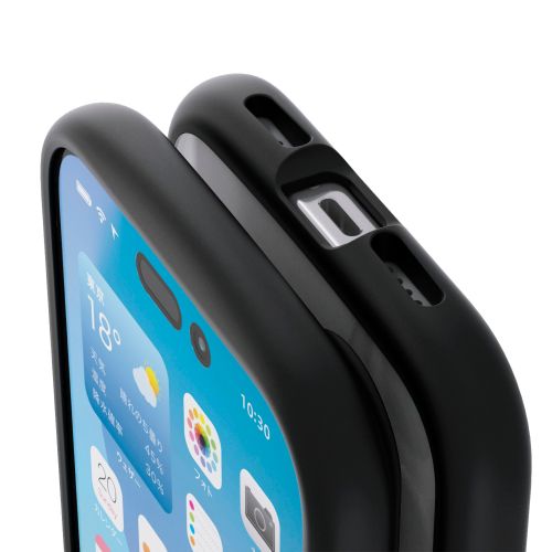 iPhone 17/TOUGH SLIM LITE/フレームカラー/MAGKEEP/ブラック