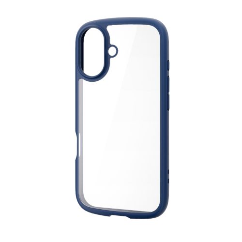 iPhone 17/TOUGH SLIM LITE/フレームカラー/メタルステッカー付/ネイビー