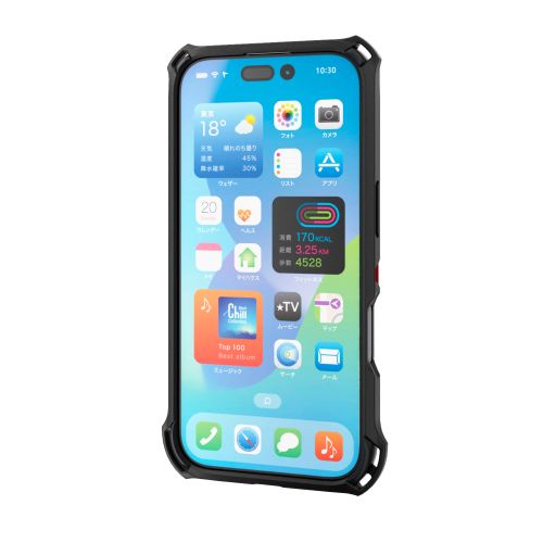 iPhone 17/ZEROSHOCK/レッド