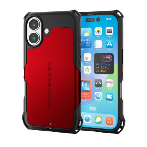 iPhone 17/ZEROSHOCK/レッド
