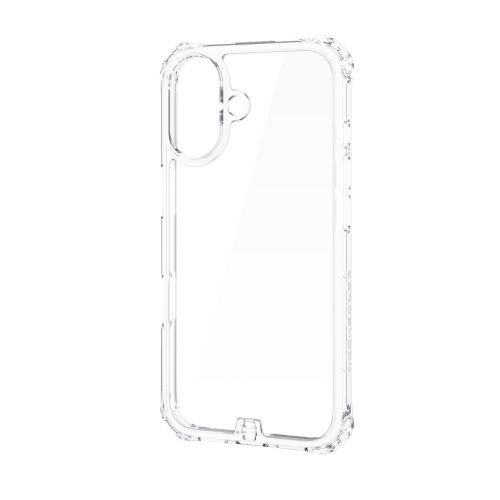 iPhone 17/ZEROSHOCK/インビジブル/メタルステッカー付/クリア