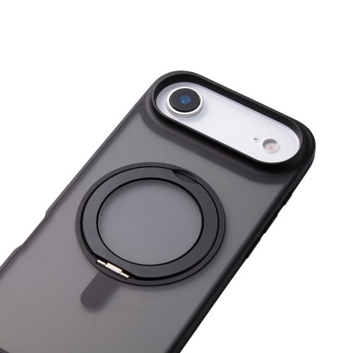 iPhone Air/ハイブリッドケース/MAGKEEP/スタンド/ブラック