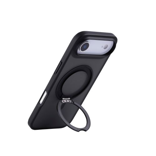 iPhone Air/ハイブリッドケース/MAGKEEP/スタンド/ブラック