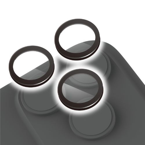 iPhone 17 Pro/iPhone 17 Pro Max/iPhone 16 Pro/iPhone 16 Pro Max/iPhone 15 Pro/iPhone15 Pro Max/カメラレンズガラスフィルム/ブラック