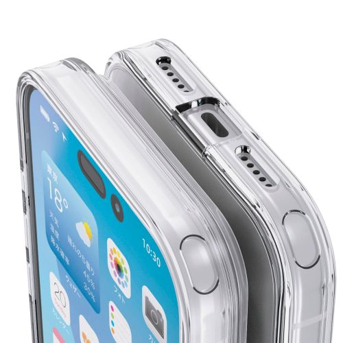 iPhone 17 Pro/ハイブリッドケース/MAGKEEP/ホワイト