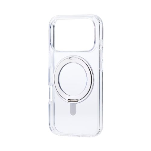 iPhone 17 Pro/ハイブリッドケース/MAGKEEP/スタンド/シルバー