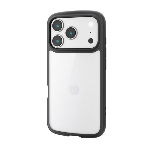 iPhone 17 Pro/TOUGH SLIM LITE/フレームカラー/メタルステッカー付/ブラック