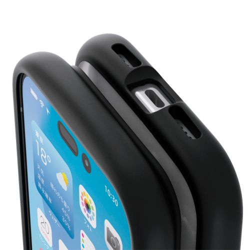 iPhone 17 Pro/TOUGH SLIM LITE/フレームカラー/MAGKEEP/ブラック