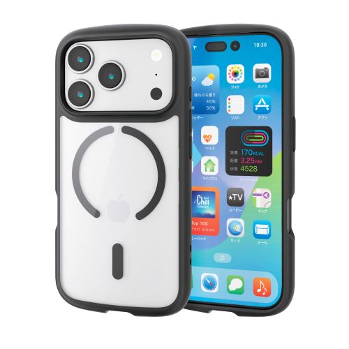 iPhone 17 Pro/TOUGH SLIM LITE/フレームカラー/MAGKEEP/ブラック