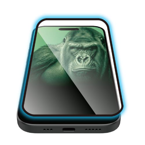 iPhone 17 Pro Max/ガラスフィルム/フレーム付き/ゴリラ/0.21mm/ブルーライトカット