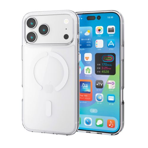 iPhone 17 Pro Max/ハイブリッドケース/MAGKEEP/ホワイト