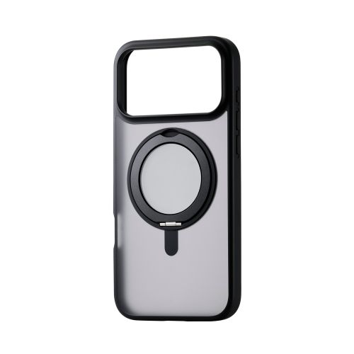 iPhone 17 Pro Max/ハイブリッドケース/MAGKEEP/スタンド/ブラック