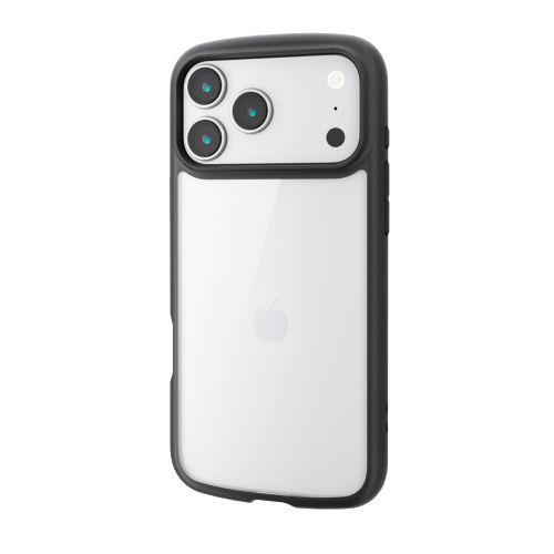 iPhone 17 Pro Max/TOUGH SLIM LITE/フレームカラー/メタルステッカー付/ブラック