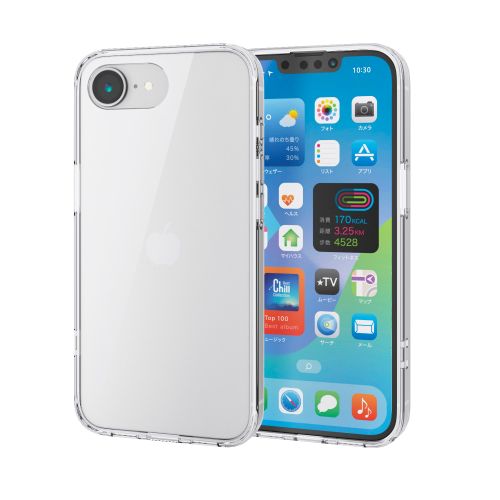 iPhone 17e/16e/ハイブリッドケース/ガラス/クリア