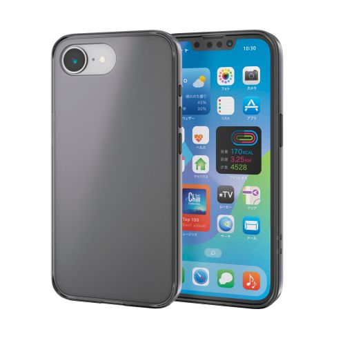 iPhone 17e/16e/ハイブリッドケース/スタンダード/マットブラック