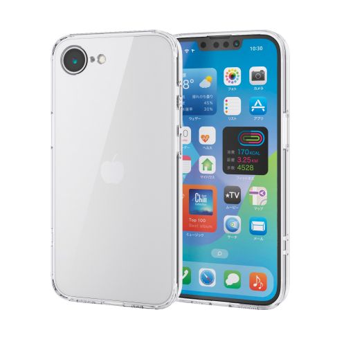 iPhone 17e/16e/ハイブリッドケース/極限保護/クリア