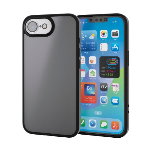 iPhone 17e/16e/ハイブリッドケース/極限Plus/マットブラック