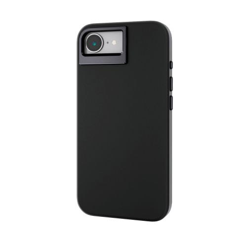 iPhone 16e/ハイブリッドケース/シリコン/スタンド/MAGKEEP/ブラック