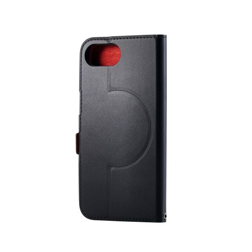 iPhone 16e/ソフトレザーケース/薄型/磁石付/MAGKEEP/ブラック