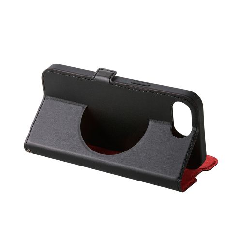 iPhone 16e/ソフトレザーケース/薄型/磁石付/MAGKEEP/ブラック