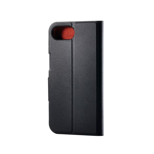 iPhone 16e/レザーケース/手帳型/UltraSlim/薄型/磁石付き/ブラック