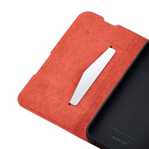 iPhone 16e/レザーケース/手帳型/UltraSlim/薄型/磁石付き/ブラック