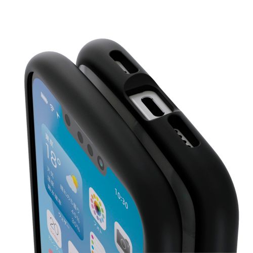 iPhone 17e/16e/ハイブリッドケース/TOUGH SLIM LITE/フレームカラー/MAGKEEP/ブラック