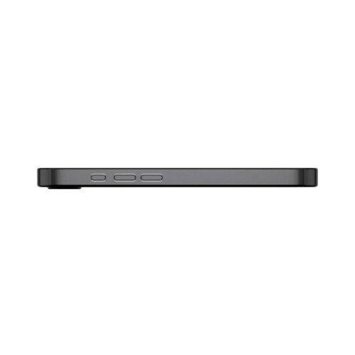 iPhone 17e/16e/ソフトケース/極限保護/メタリック加工/メタリックブラック