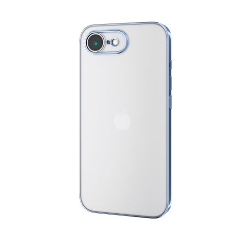 iPhone 17e/16e/ソフトケース/極限保護/メタリック加工/メタリックペールブルー