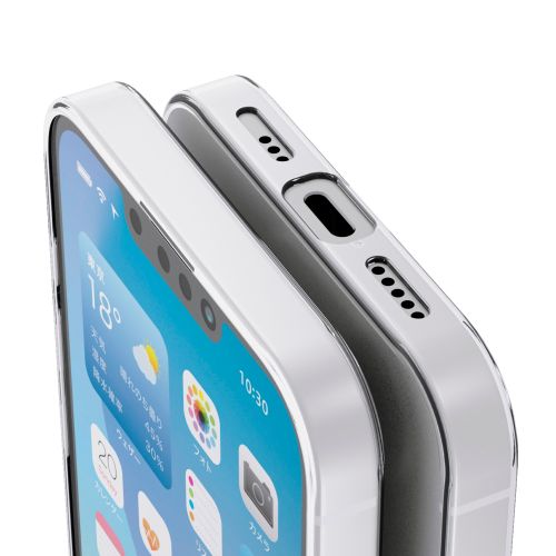 iPhone 17e/16e/ソフトケース/薄型/0.7mm/クリア