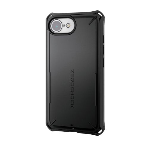 iPhone 17e/16e/ハイブリッドケース/ZEROSHOCK/Solid Plus/ブラック