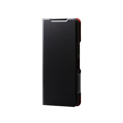 arrows We2 (F-52E/FCG02)用レザーケース/手帳型/UltraSlim/薄型/磁石付き/ブラック