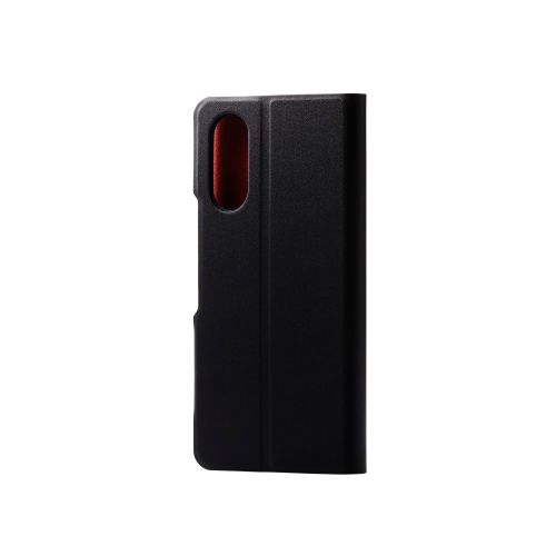 arrows We2 (F-52E/FCG02)用レザーケース/手帳型/UltraSlim/薄型/磁石付き/ブラック
