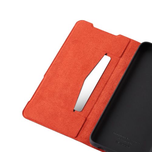 arrows We2 (F-52E/FCG02)用レザーケース/手帳型/UltraSlim/薄型/磁石付き/ブラック