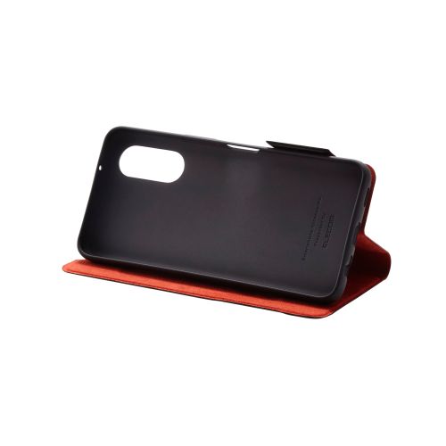 arrows We2 (F-52E/FCG02)用レザーケース/手帳型/UltraSlim/薄型/磁石付き/ブラック