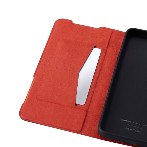 arrows Alpha (F-51F)/ソフトレザーケース/薄型/磁石付/ブラック