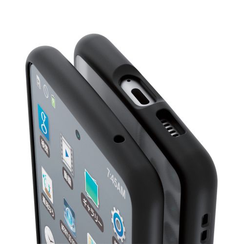 Galaxy A53 5G(SC-53C/SCG15)用ハイブリッドケース/TOUGH SLIM LITE/フレームカラー/背面クリア/ブラック
