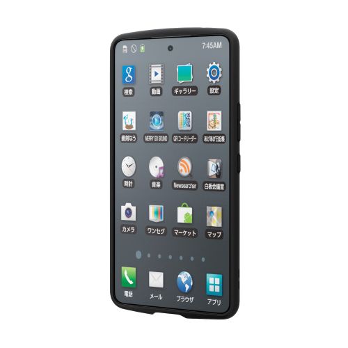 Galaxy A53 5G(SC-53C/SCG15)用ハイブリッドケース/TOUGH SLIM LITE/フレームカラー/背面クリア/ブラック